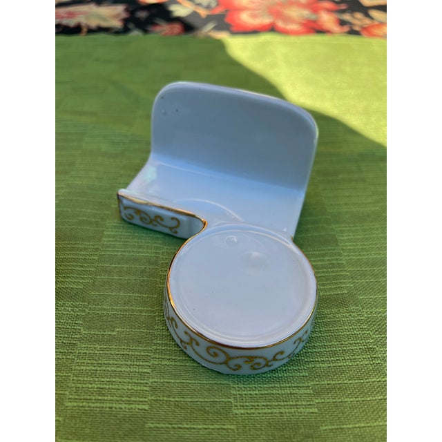 Up for consideration is a beautiful pair of ceramic Greek key mug holder or business card holder. These would look lovely...