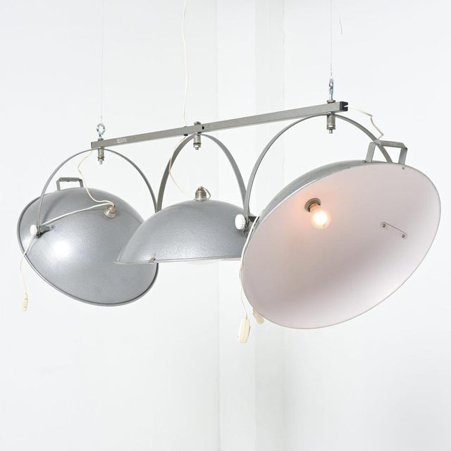 Industrial Ceiling Lamp by Narita, 1950s For Sale - Image 4 of 18