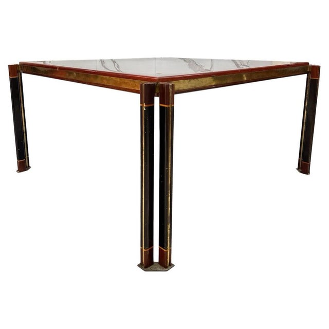 Large Modern Dining Table by Paolo Barracchia for Roman Deco, 1970s For Sale - Image 4 of 18