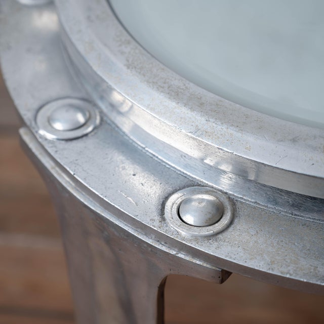 A Pair of Porthole Cover Side Tables For Sale - Image 9 of 15