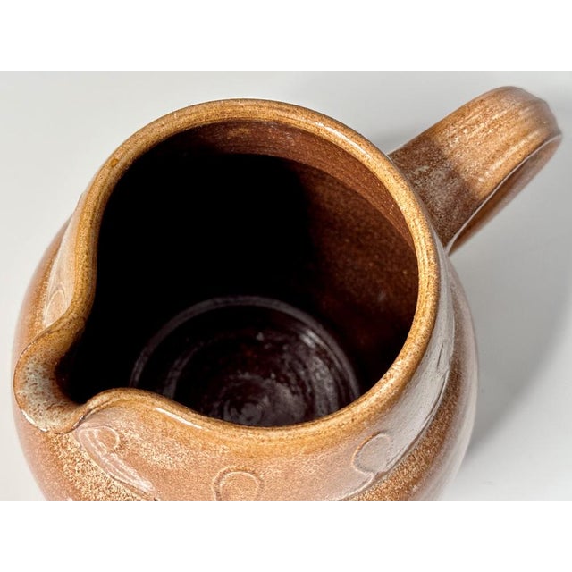 Ceramic Modernist Studio Ceramic Art Jug Vase from Helma Klett, Germany, 1950s For Sale - Image 7 of 13