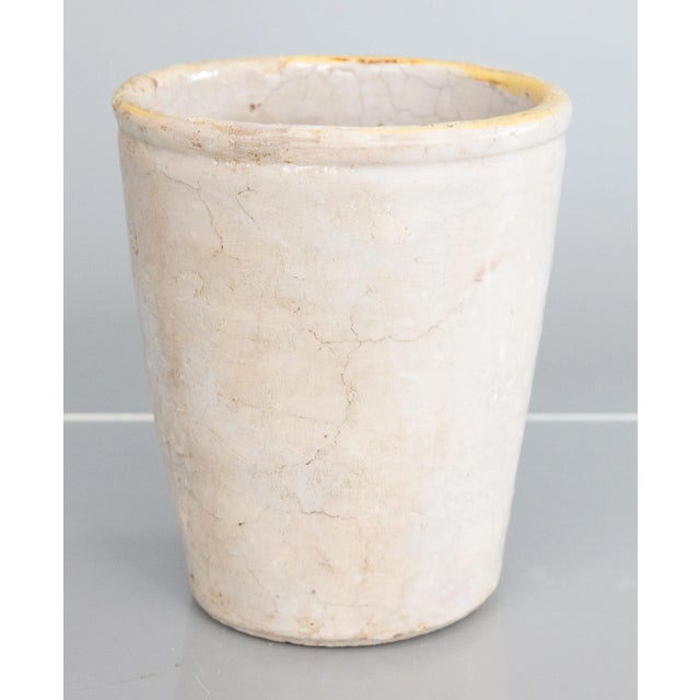 Petite 19th Century Italian Gray Glazed Confit Pot From Naples For Sale - Image 4 of 8