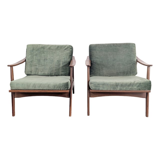 Vintage Danish Easy Chair in Teak For Sale