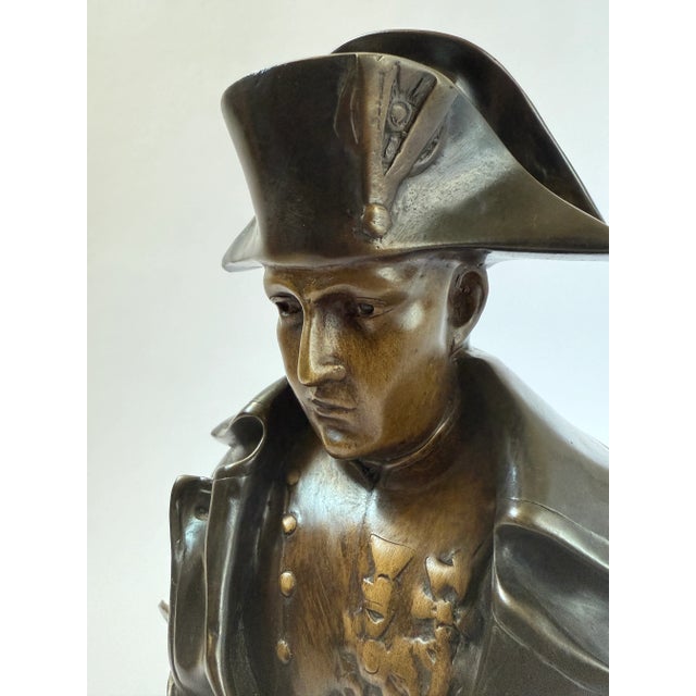 Mid 20th Century Napoleon Bonaparte Bronze Bust, Signed Ruffony - 13" H For Sale - Image 5 of 7