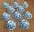 10 Vintage Blue Danube Rice Bowls 4 5/8" diameter x 2 1/8" tall Pristine Blue Danube is a classic and durable blue and...