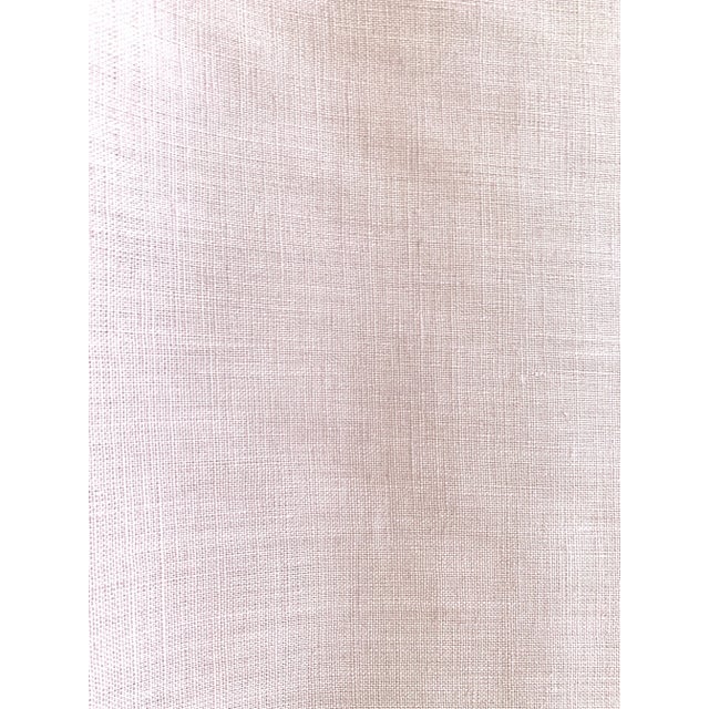 Vintage Linen Rosen fabric Narrow width of roll - 25” x 480”