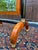 Wood French Empire Style Arched Cheval Mirror For Sale - Image 7 of 12