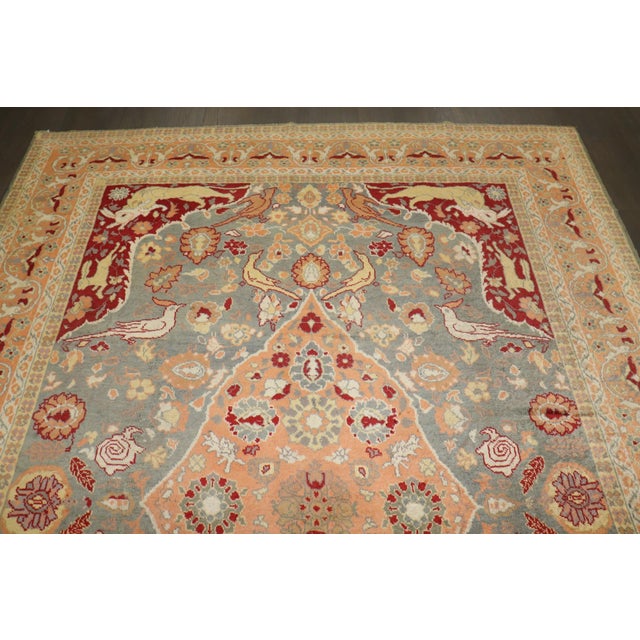 Animal Motif Turkish Inspired Agra Rug no. j5230 For Sale - Image 12 of 12