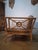 Mid Century Vintage XL Rattan Lounge Chair For Sale In Phoenix - Image 6 of 9