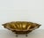 Metal Mid-20th Century Large Scalloped & Floral Handles Brass Centerpiece Bowl For Sale - Image 7 of 10