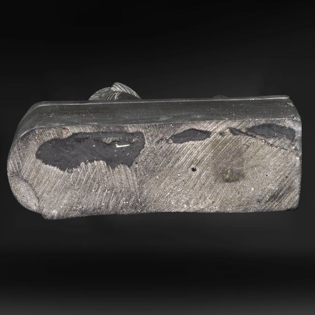 Stone French Slate Sphynx Carving Circa 1920 For Sale - Image 7 of 7