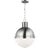 Thomas O'Brien By Visual Comfort Studio Hanks 1-Light Medium Pendant in Brushed Nickel For Sale