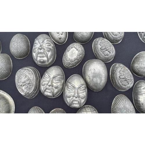 Antique Metal Chocolate Molds, 1900s, Set of 129 For Sale - Image 11 of 18
