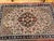 Vintage Persian Isfahan Rug, Hand-Knotted Wool, Floral Pattern, Ivory & Navy, 3x4 For Sale - Image 13 of 15