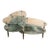 Metal 1940s Hollywood Regency 3-Piece "Verre Églomisé" Modular Coffee Table Set by Goran of Belgium For Sale - Image 7 of 7