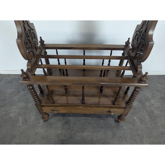 Victorian Canterbury Bar Cabinet For Sale - Image 4 of 7