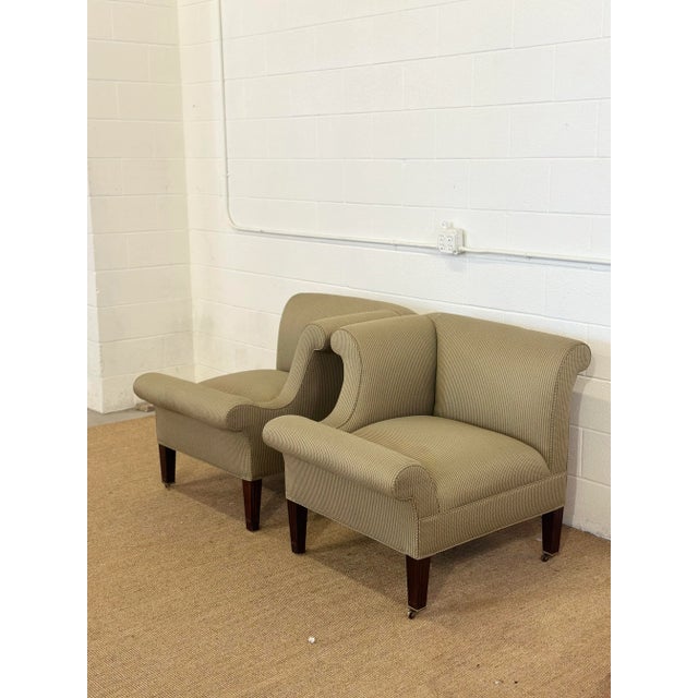Vintage English Napoleon Edwin Lutyens Armchairs – A Pair For Sale In Detroit - Image 6 of 10