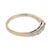 Mid Century Diamond 14k White Gold Stackable Wedding Band, Size 7.5 For Sale - Image 4 of 6