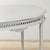 Light Gray Antique French Louis XVI Painted Oval Center Table ~ End Table For Sale - Image 8 of 18