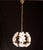 Italian Set of 2 Murano Spherical Chandelier Full of White Flowers, 1980s For Sale - Image 3 of 12