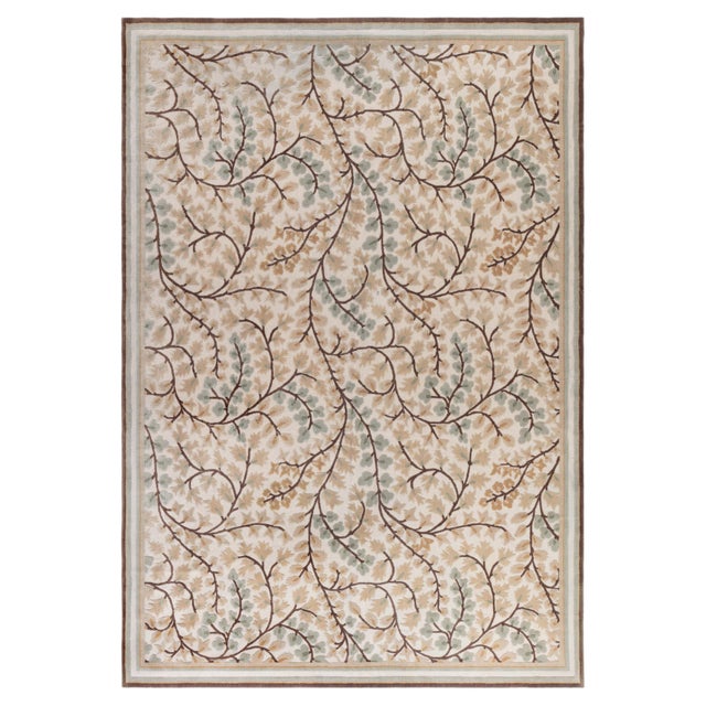 Modern Maple Design Rug by Doris Leslie Blau For Sale