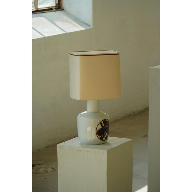 Danish Modern Porcelain Table Lamps from Bing & Grøndahl, 1960s, Set of 2 For Sale - Image 3 of 18