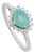 18k Gold 1.09ct Pear Cut Paraiba Tourmaline Diamond Halo Cluster Ring Size 9 For Sale