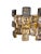 Metal Walter Wall Lights in Crystal and Brass by Ernst Palme for Palwa, 1960s, Set of 2 For Sale - Image 7 of 15