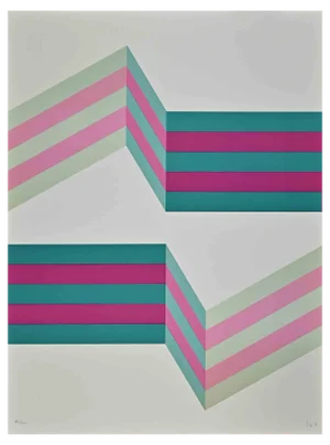 Renato Livi, Abstract Composition, Lithograph, 1971