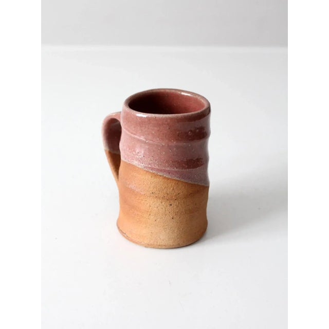 Ceramic Vintage Studio Pottery Mug For Sale - Image 7 of 9