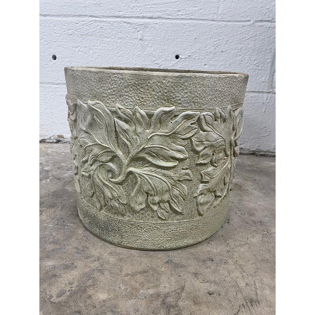 Vintage 1987 "The Berrypatch" Oak Leaf & Acorn Studio Pottery Planter For Sale In Mobile - Image 6 of 9