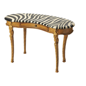 Luisa Fossil Stone Writing Desk, Multi-Color
