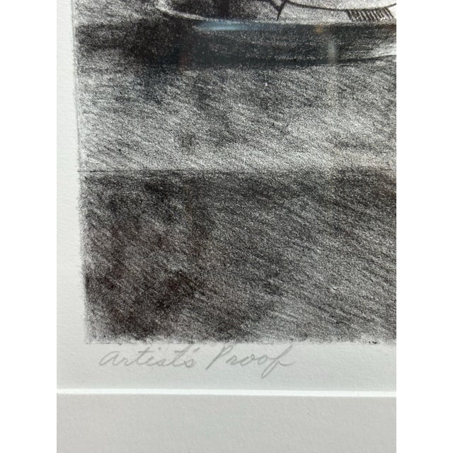 Paul Wiesenfeld Still Life with Cactus I Artist Proof Lithograph 1980 For Sale In Philadelphia - Image 6 of 8