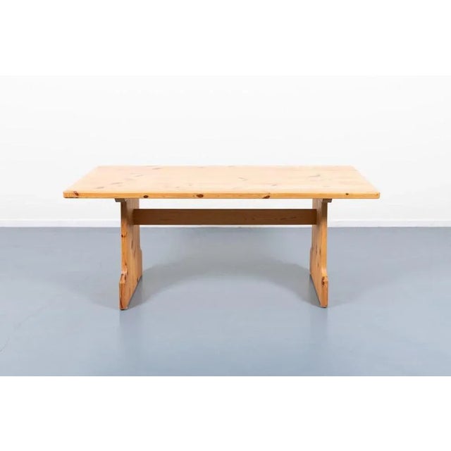 Pine Dining Table by Carl Malmsten for Karl Andersson & Sons For Sale - Image 9 of 9
