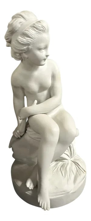 Sèvres Biscuit Porcelain Figure after Falconet, 1800s