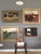 Mid-Century Modern 'Boats at Rest' Vintage Original Coastal Landscape Oil Painting, Framed For Sale - Image 12 of 12