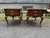 Late 20th Century Pair of Queen Anne Style 1 Drawer Side Tables/ Nightstands For Sale - Image 13 of 14