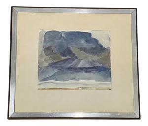 Norman Adams "Study at Resipole" Original Watercolor C.1968