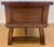 1940s Early 20th Century Spanish Walnut Commode or Dresser with One Drawer and Iron Stretcher, 1940s For Sale - Image 5 of 13