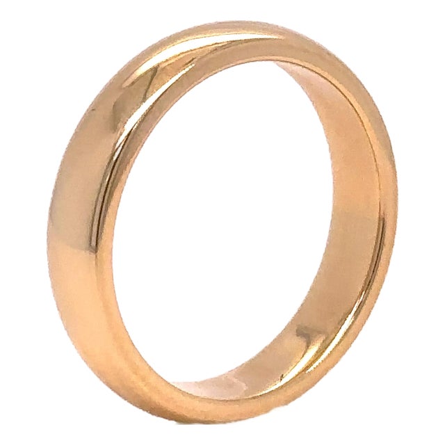 Tiffany & Co. 18ct Yellow Gold Forever Wedding Band 7g, Size 8 For Sale