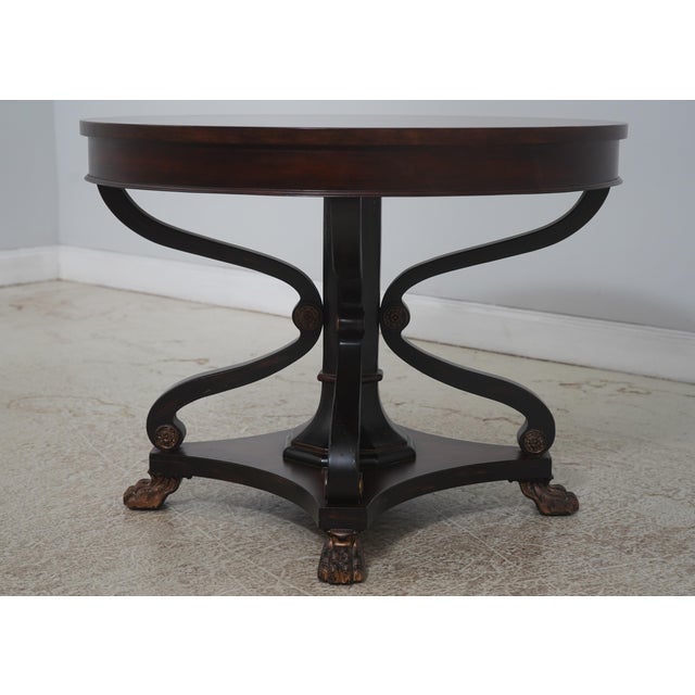 Age: Approx: 15 Years Old Details: Factory Distressed Mahogany Ball & Claw Feet Fine Carved Details High Quality...