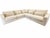 Rh Lugano Modular 5-Piece Sectional | Italy | Down-Feather | Performance Linen Weave – Sand | Customizable For Sale In Columbus - Image 6 of 18