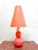 Green French Alabaster Table Lamp in Pink and White, 1980s For Sale - Image 8 of 8