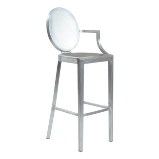 Kong One Arm Barstool in Alumininium by Philippe Starck For Sale