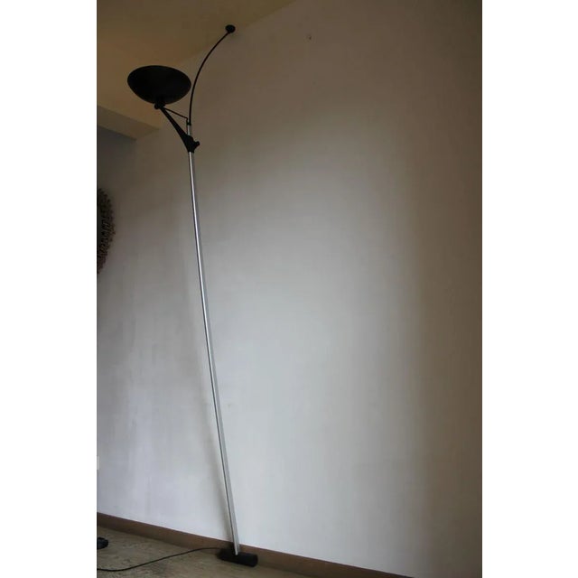 Vintage Italian Adjustable Floor to Ceiling Uplighter Lamp by René Kemna for Sirrah Gruppo Iguzzini For Sale - Image 18 of 18