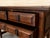19th Century Catalan Spanish Carved Walnut Console Sofa Table, Four Drawers For Sale - Image 10 of 11