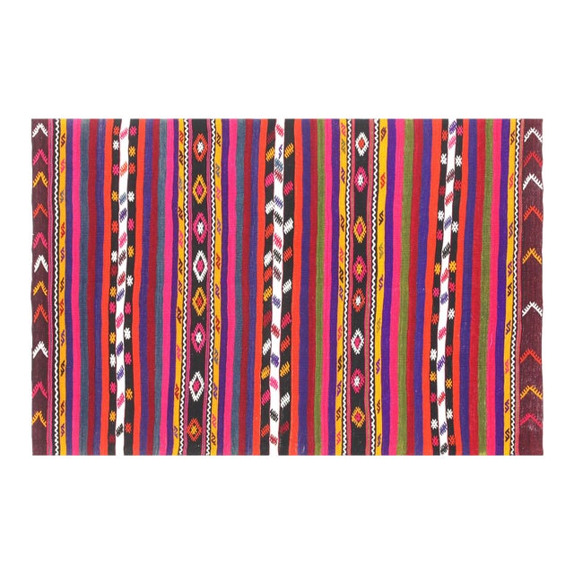 1960s Turkish Kilim For Sale