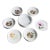 Intage Japanese & European Porcelain Tabletop Set – Floral Rococo Coasters, Tea Bag Holders & Ashtray” For Sale