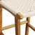 2020s White Rope & Teak Counter Stool For Sale - Image 5 of 5