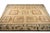 French Country 8x10 Vintage Aubusson Flat Weave Wool Rug, Ivory Botanical Panel For Sale - Image 3 of 13
